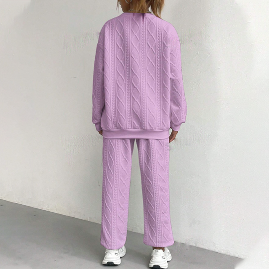 BestSeller🔥 🧵 Cable-knit set with a sweater and pants