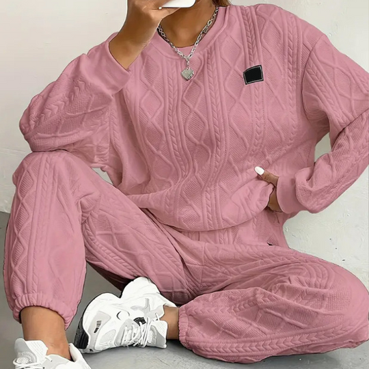 BestSeller🔥 🧵 Cable-knit set with a sweater and pants