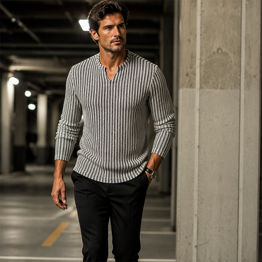 ⌛Limited-Time Offer🛍️Modern Textured Knit Pullover