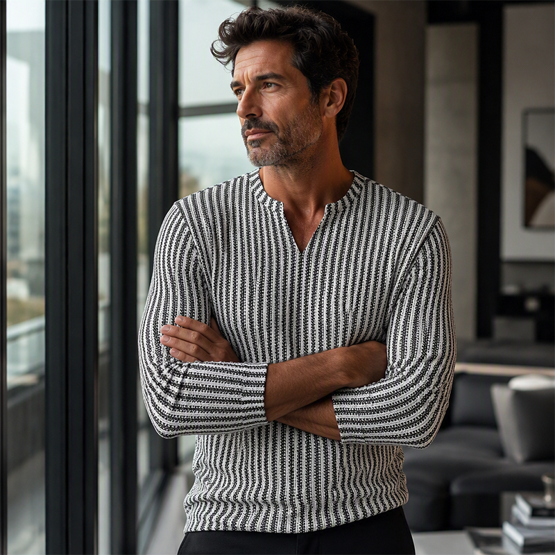 ⌛Limited-Time Offer🛍️Modern Textured Knit Pullover