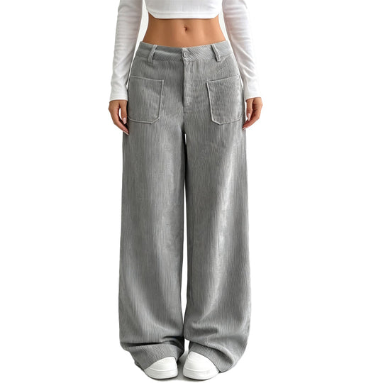 👖 Pantalon large décontracté coupe relax pour femme