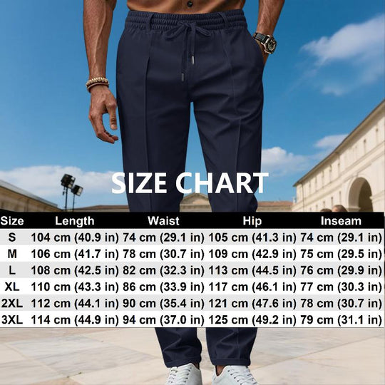 👖 SMART LOOK. RELAXED FEEL. | Men's Drawstring Trousers