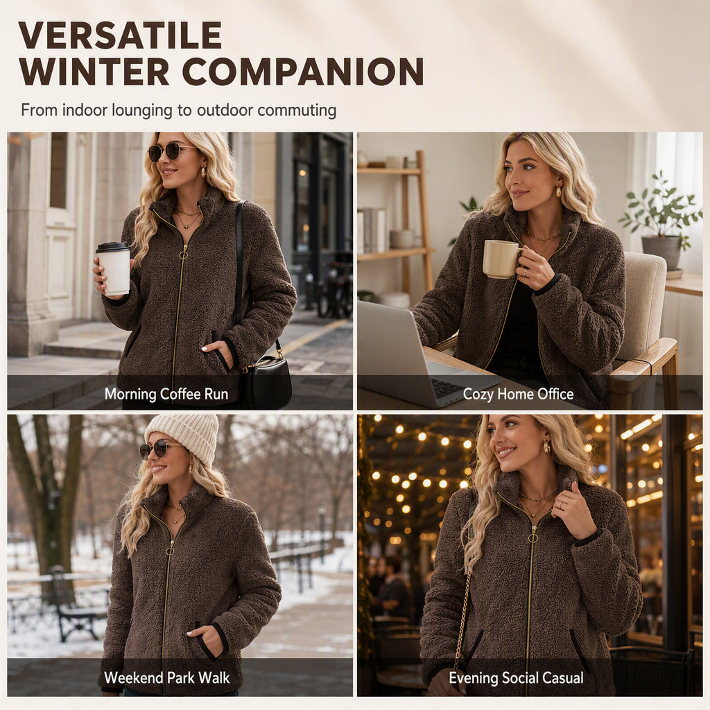 New Arrivals🛍️Women’s Casual Zip-Up Cardigan Jacket