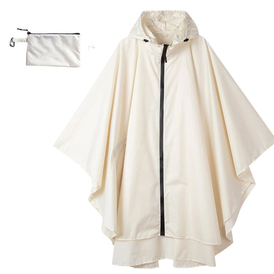 Unisex Waterproof Lightweight Hooded Rain Poncho