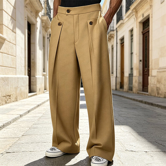 Men's Straight Leg Wrinkle Resistant Pants