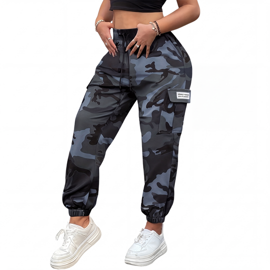 🌿 Confort & Liberté | Jogger Cargo Femme Multi-Poches