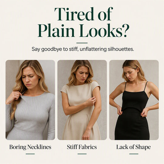 ✨ Flattering Elegance | Women's Square-Neck Long-Sleeve A-Line Mini Dress