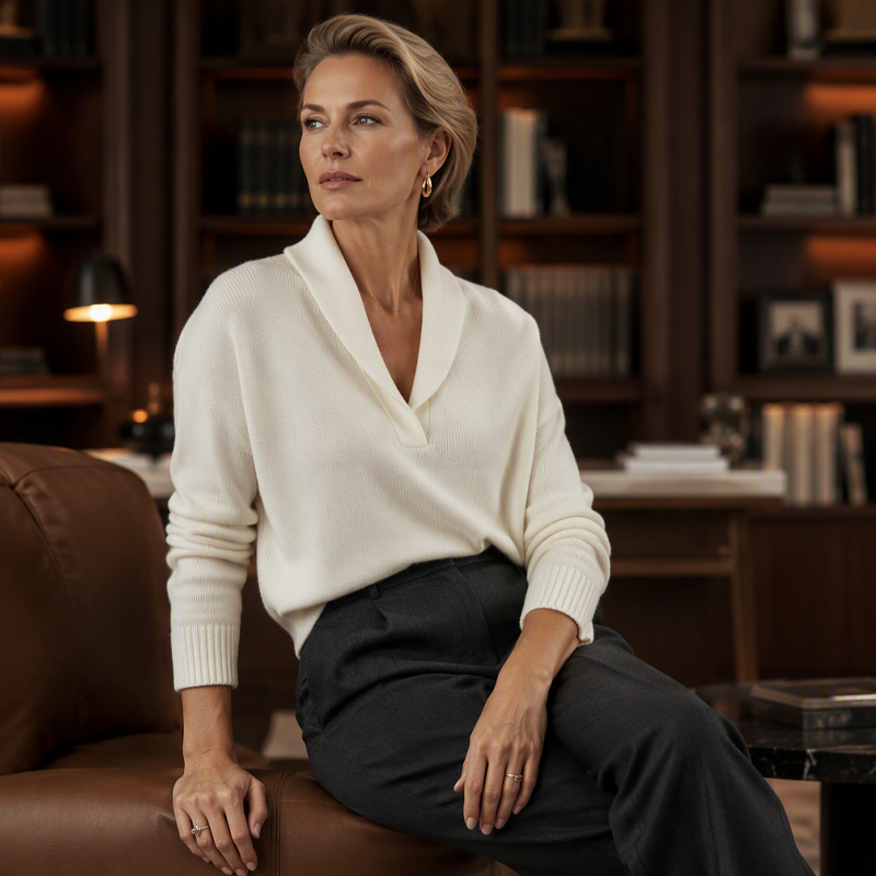 Bestseller🏆🧶 Shawl Collar Pullover – Timeless Comfort & Effortless Style for Every Occasion