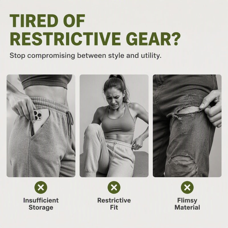 👖New Arrivals - Loose Cargo Joggers with High-Stretch Fabric – Functional Pockets & Tapered Silhouette for Active Urban Wear