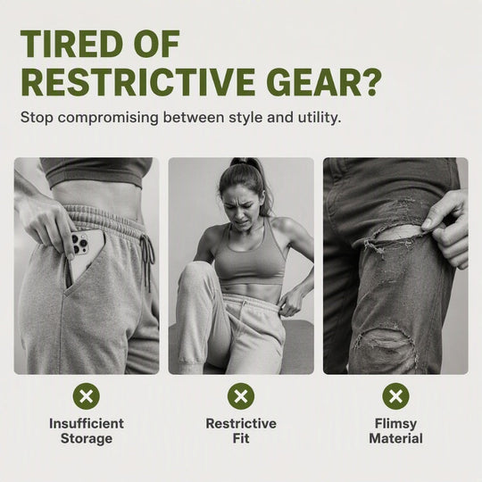 👖New Arrivals - Loose Cargo Joggers with High-Stretch Fabric – Functional Pockets & Tapered Silhouette for Active Urban Wear