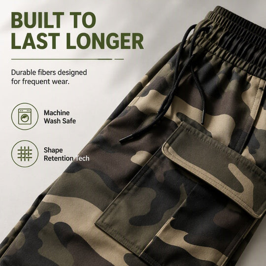 👖New Arrivals - Loose Cargo Joggers with High-Stretch Fabric – Functional Pockets & Tapered Silhouette for Active Urban Wear