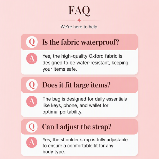 ✨ Easy Everyday Style | Lightweight Quilted Crossbody Sling Bag