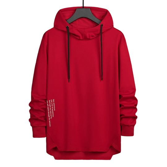 🍂 Easy Everyday Comfort | Men's Relaxed High-Neck Hooded Sweatshirt