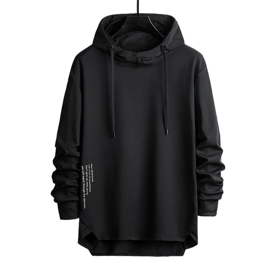 🍂 Easy Everyday Comfort | Men's Relaxed High-Neck Hooded Sweatshirt