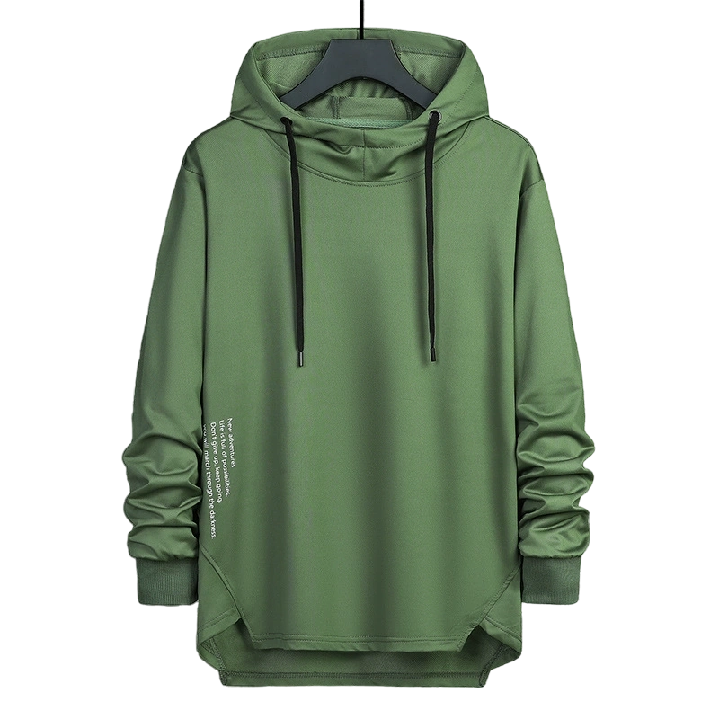 🍂 Easy Everyday Comfort | Men's Relaxed High-Neck Hooded Sweatshirt