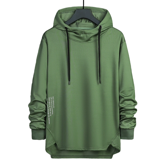 🍂 Easy Everyday Comfort | Men's Relaxed High-Neck Hooded Sweatshirt