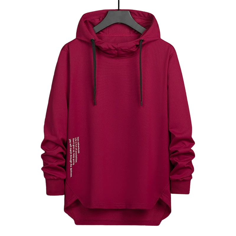 🍂 Easy Everyday Comfort | Men's Relaxed High-Neck Hooded Sweatshirt
