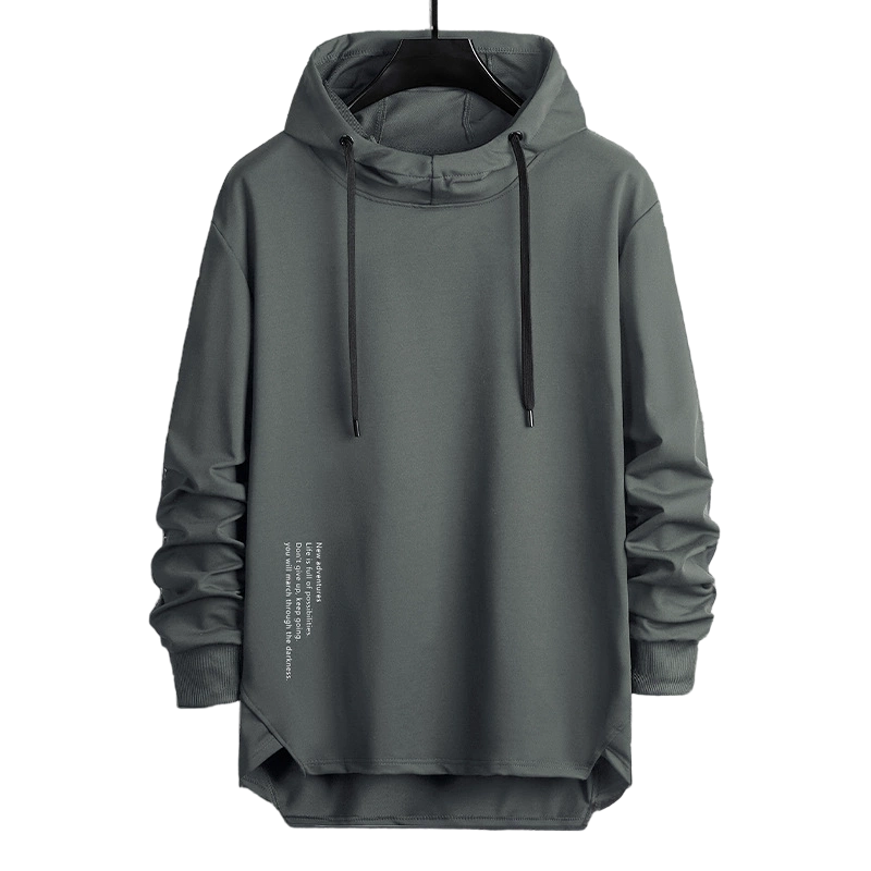🍂 Easy Everyday Comfort | Men's Relaxed High-Neck Hooded Sweatshirt