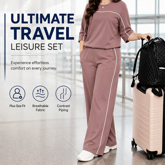 Women's Casual Short Sleeve Top & Pants Set