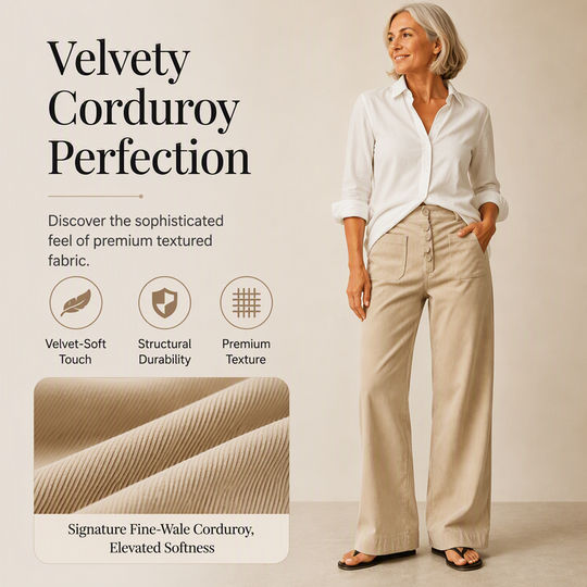 Women's Corduroy Wide Leg Pants