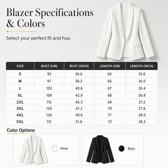Women's Casual Open Front Blazer