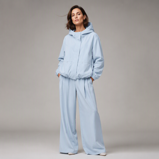 Coupe-vent court et léger pour femme