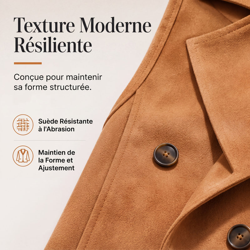 Gilet long boutonné pour femmes avec poches