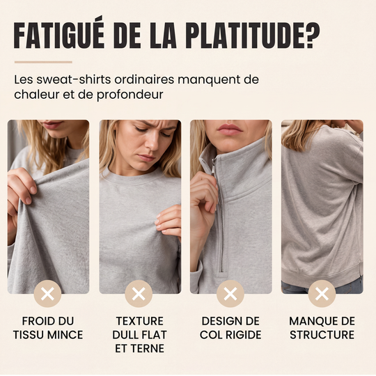 Pull en maille torsadée à demi-zip pour femme