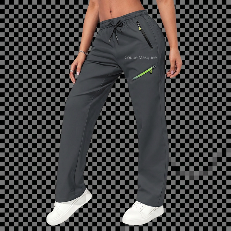🌙 OFFRE LIMITÉE -50% ! 💕 Pantalons de sport décontractés pour femme avec poches zippées