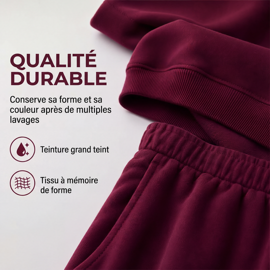 🌸 OFFRE LIMITÉE –50% ! ✨ Ensemble 2 pièces sweat-shirt et pantalon de survêtement pour femme