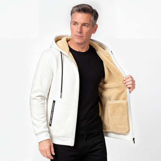 Veste à capuche chaude d'hiver pour homme