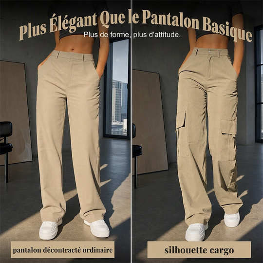 Pantalons cargo amincissants élégants pour femme
