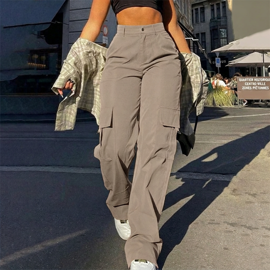 Pantalons cargo amincissants élégants pour femme