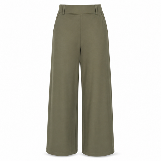 🔥 -50 % | 👖 Pantalon Large Taille Haute Femme – Tombé Fluide & Silhouette Élancée