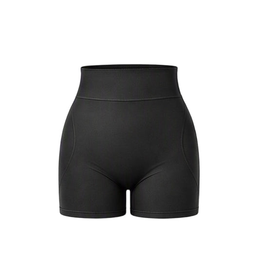Short de gainage rembourré pour femme, taille haute, effet ventre plat