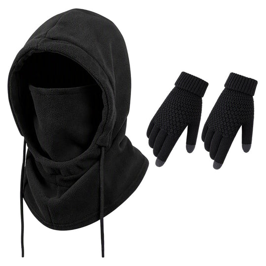 Ensemble cagoule avec gants tactiles et chaussettes