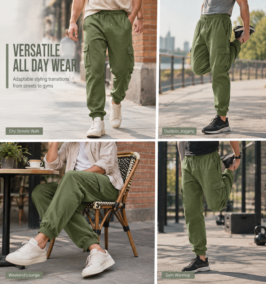 Promotion exceptionnelle : 50 % de réduction 🔥 Pantalon de jogging cargo décontracté pour homme