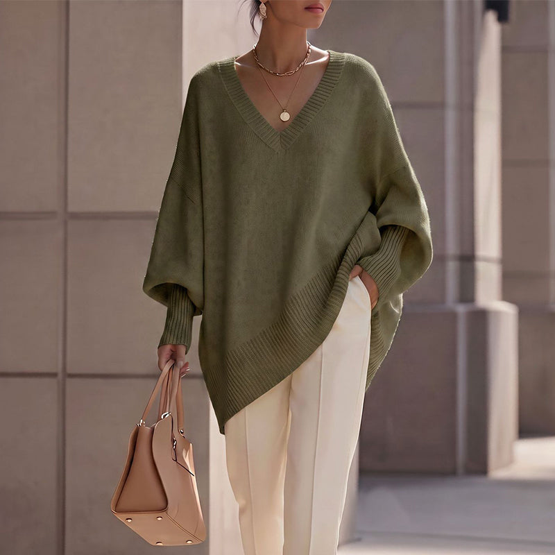 Pull en maille mi-long pour femme