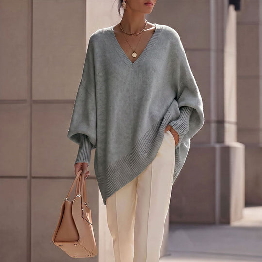 Pull en maille mi-long pour femme