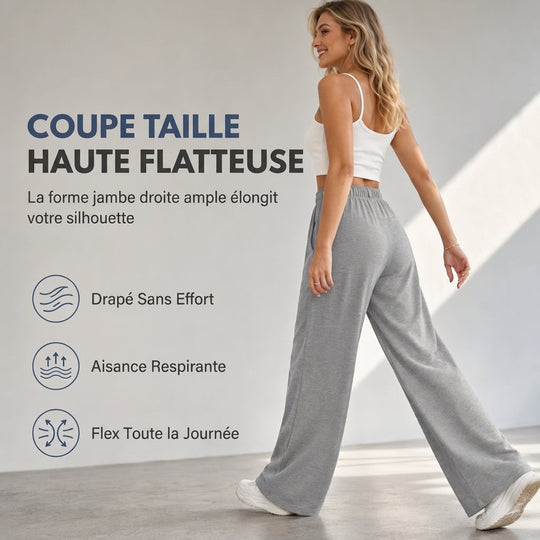 Pantalon de survêtement décontracté ample à jambes larges pour femmes