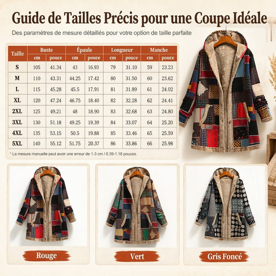 Sweat-shirt à capuche d'hiver pour femme, en coton et lin, à imprimé, doux et chaud avec une doublure en peluche
