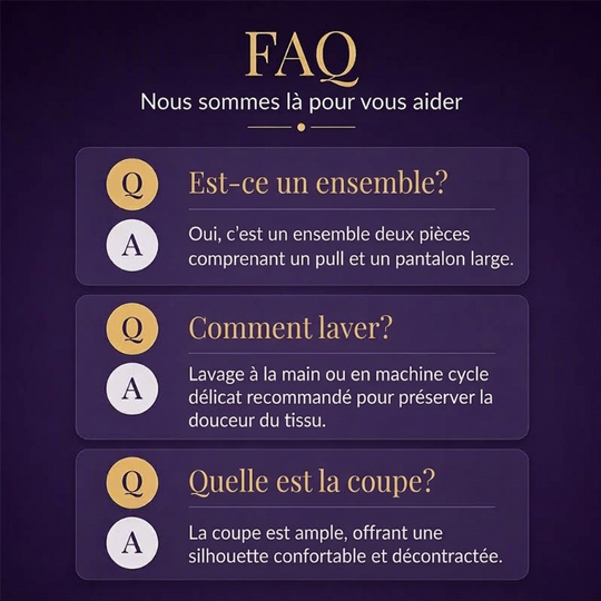 Ensemble haut à manches courtes en velours et pantalon large pour femme