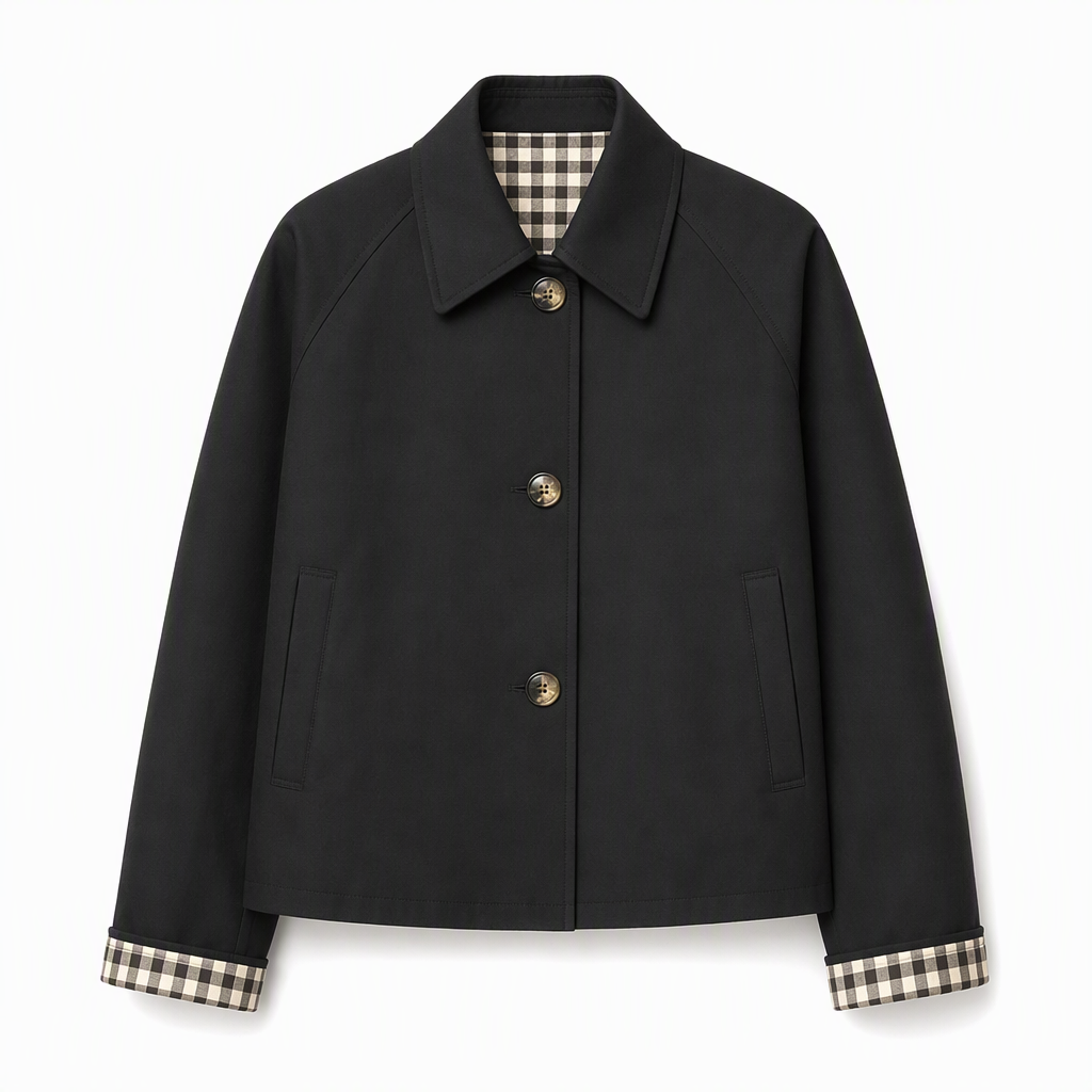 Manteau d'automne-hiver décontracté pour femme, à manches longues et boutonnage simple