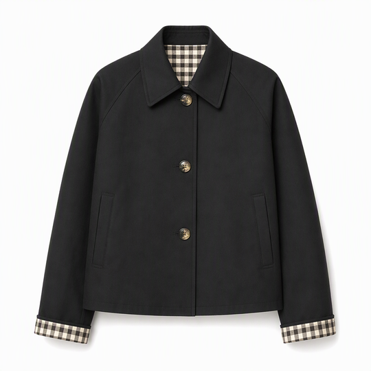 Manteau d'automne-hiver décontracté pour femme, à manches longues et boutonnage simple