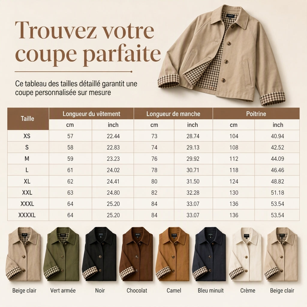 Manteau d'automne-hiver décontracté pour femme, à manches longues et boutonnage simple