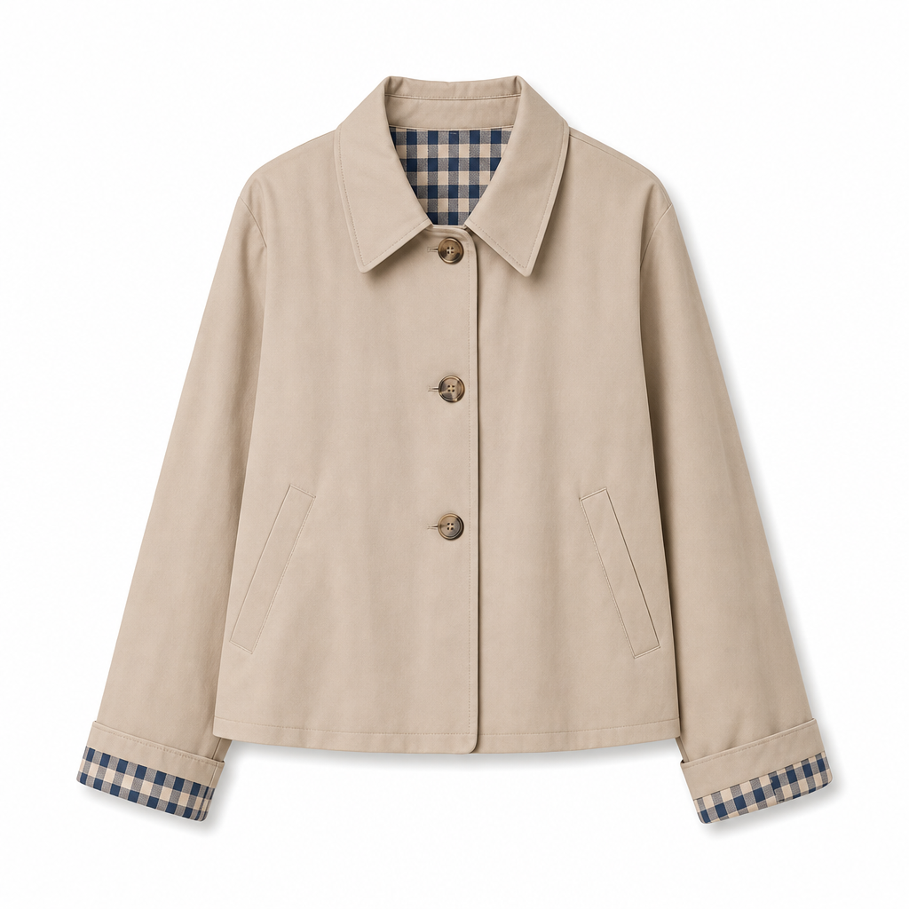 Manteau d'automne-hiver décontracté pour femme, à manches longues et boutonnage simple