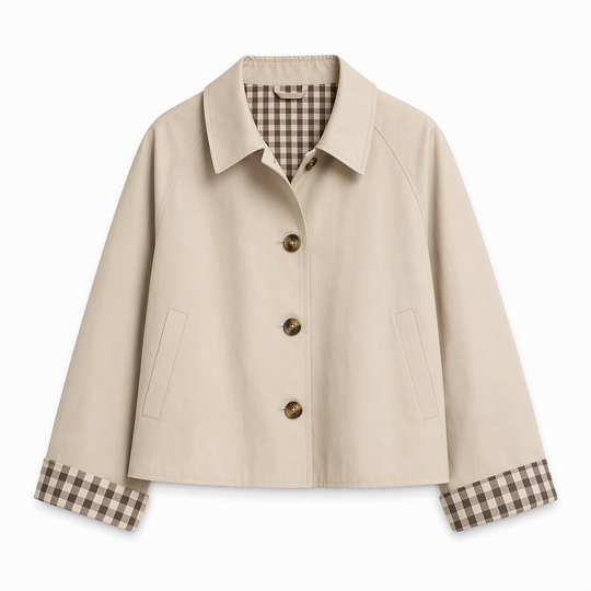 Manteau d'automne-hiver décontracté pour femme, à manches longues et boutonnage simple