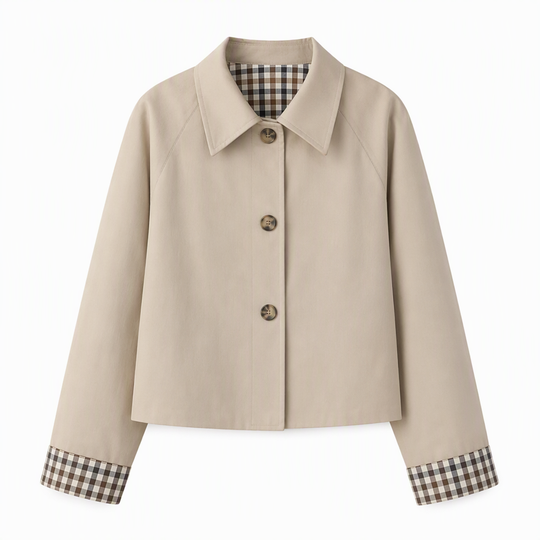 Manteau d'automne-hiver décontracté pour femme, à manches longues et boutonnage simple