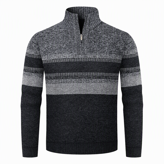 Cardigan en triqué à carreaux pour homme, doublure molletonnée, à capuche, manteau épais à manches longues pour l'hiver