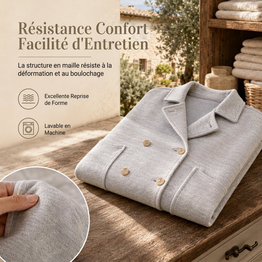 Veste décontractée unie classique